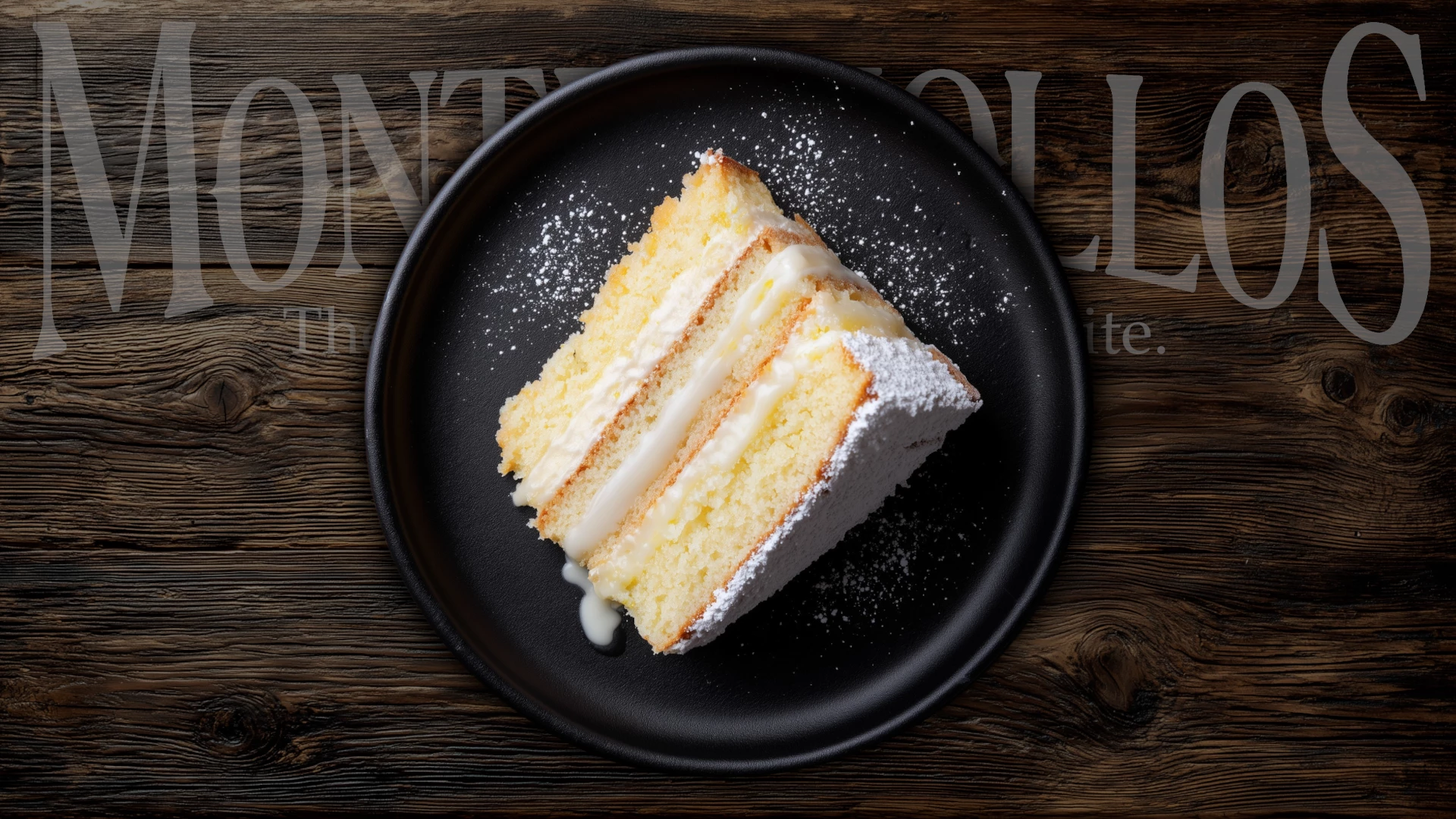 Italian Lemon Cream Cake - Light Sponge Cake with Fresh Lemon Cream and Citrus Glaze